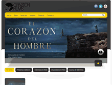 Tablet Screenshot of canzion-films.com